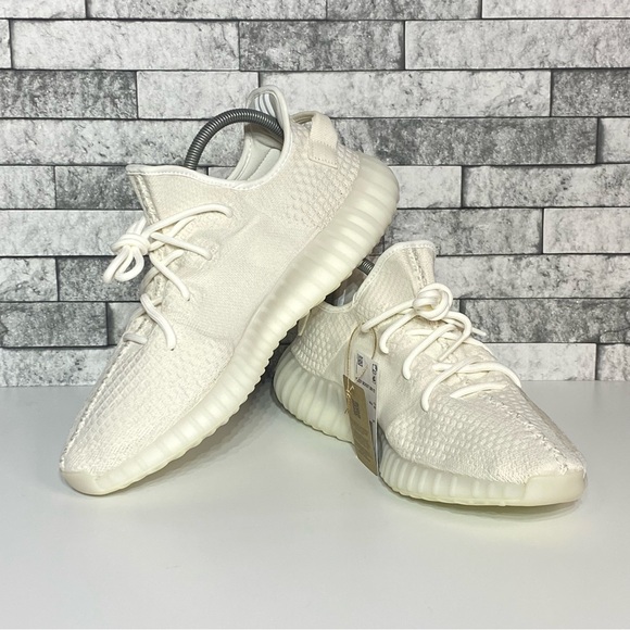 New Yeezy Boost 350 V2 Mens 13 Bone White Adidas Shoes - Picture 5 of 10